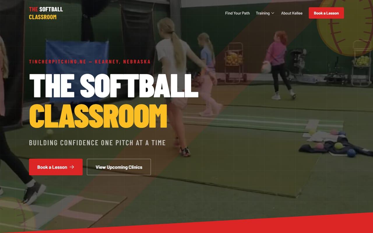The The Softball Classroom homepage
